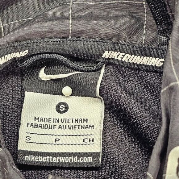 Nike Flicker Flash Hurricane Running Jacket 588654-010 Womens S Windowpane EUC - Picture 5 of 15
